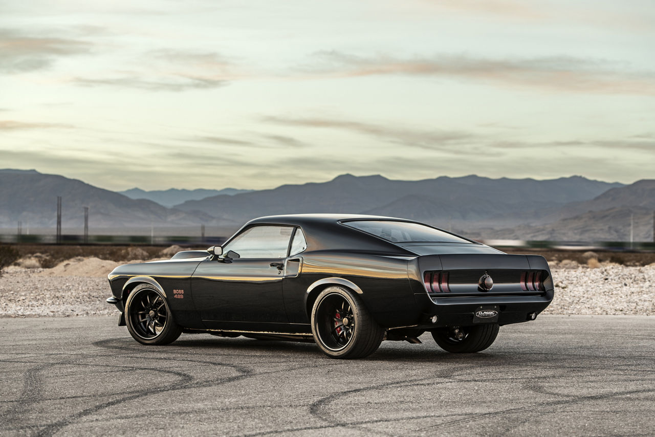 1969 Ford Mustang Boss 429 - American Racing VF529 - Black | Wheel